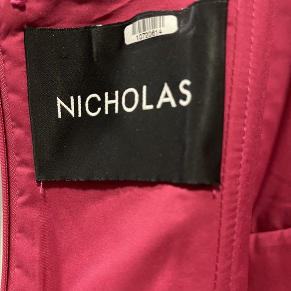 Nicholas Quilted MIDI Dress Pink US Size 4 - Picture 5 of 8